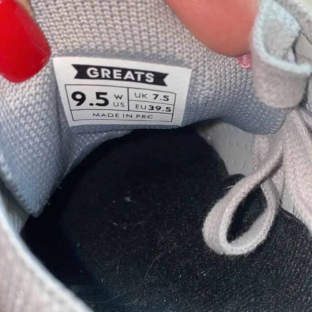 GREATS Sneakers Light Grey 9.5